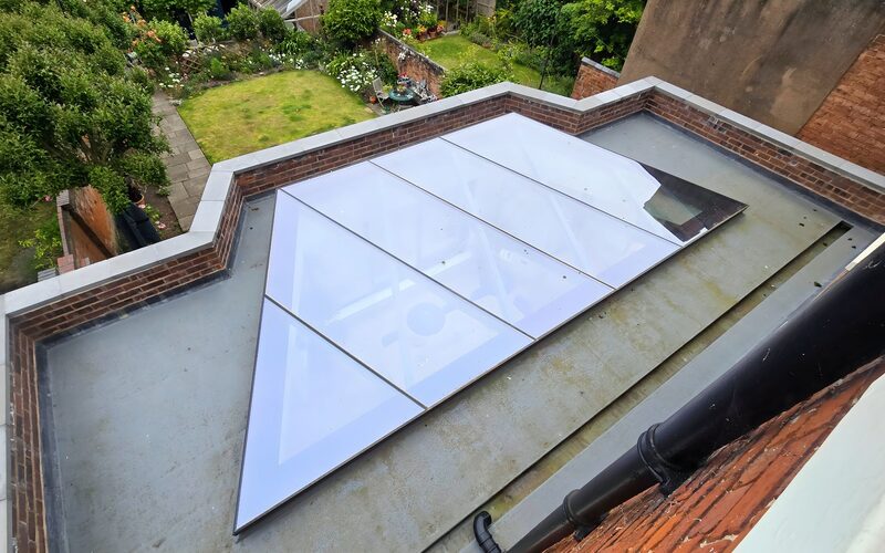 Bespoke lattice glass roof